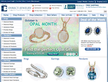 Tablet Screenshot of direct-jewelry.com